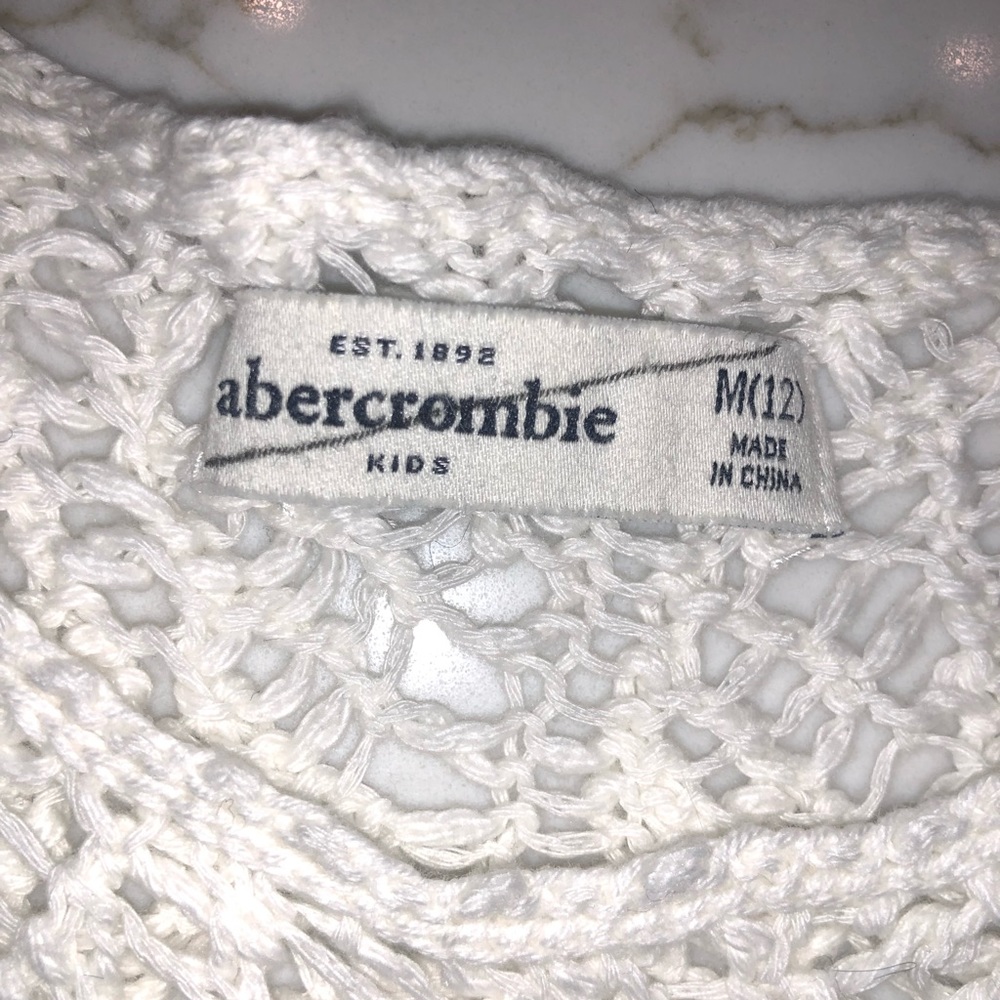 Abercrombie GIRLS crochet dress worn once - Picture 3 of 5